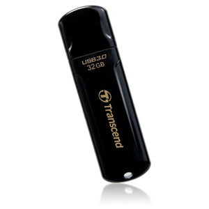 Transcend JetFlash 700 32 GB USB 3.0 Flash Drive - Black Transcend JetFlash 700 32 GB USB 3.0 Flash Drive - Black